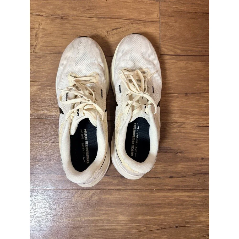 Nike Men's Air Zoom Structure 25 Shoes Size 10.5 Coconut Milk Running Sneakers